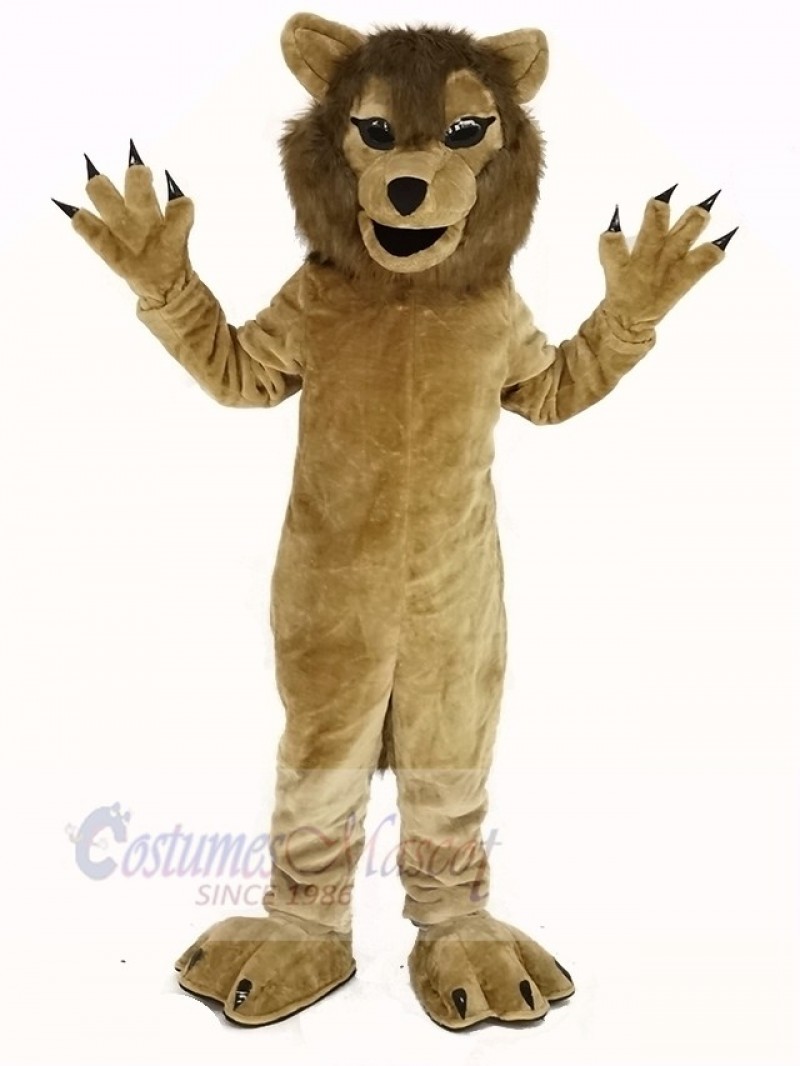 Cool Police Wolf Mascot Costume