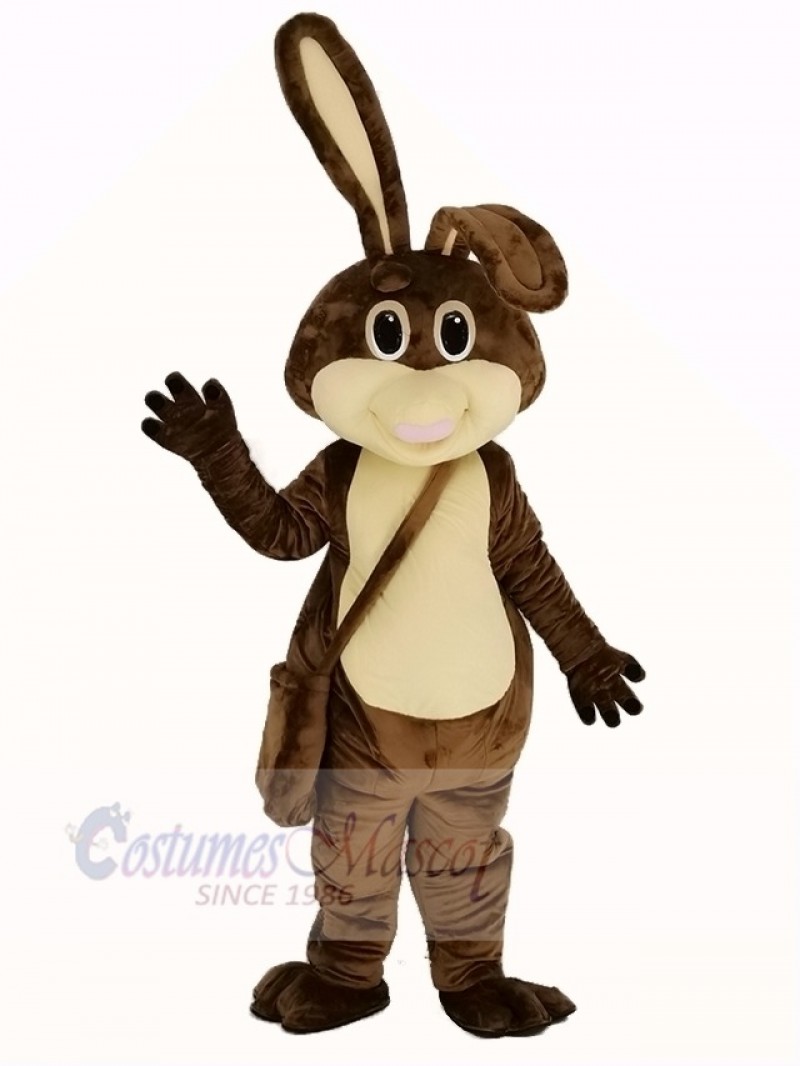 Brown Easter Bunny Rabbit Mascot Costume