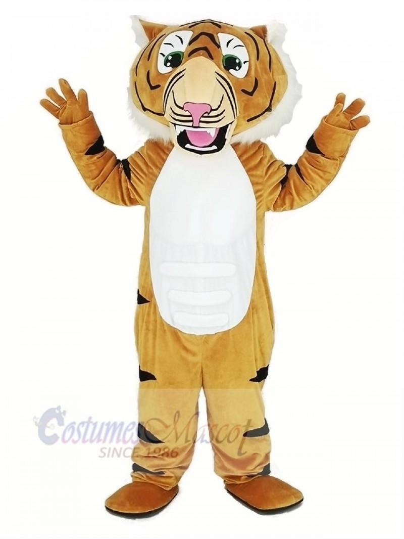 Super Muscle Tiger Mascot Costume Animal