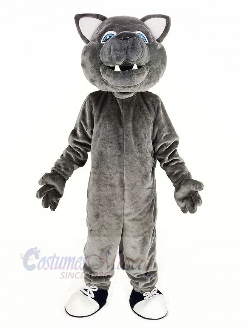 Gray Wolf Mascot Costume Animal