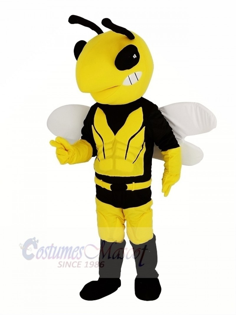 Cool Hero Bee Mascot Costume Animal