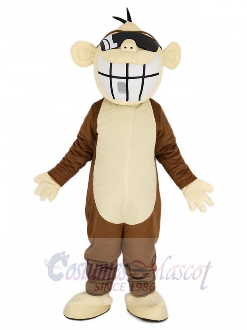 Brown Funny Monkey Mascot Costume Animal