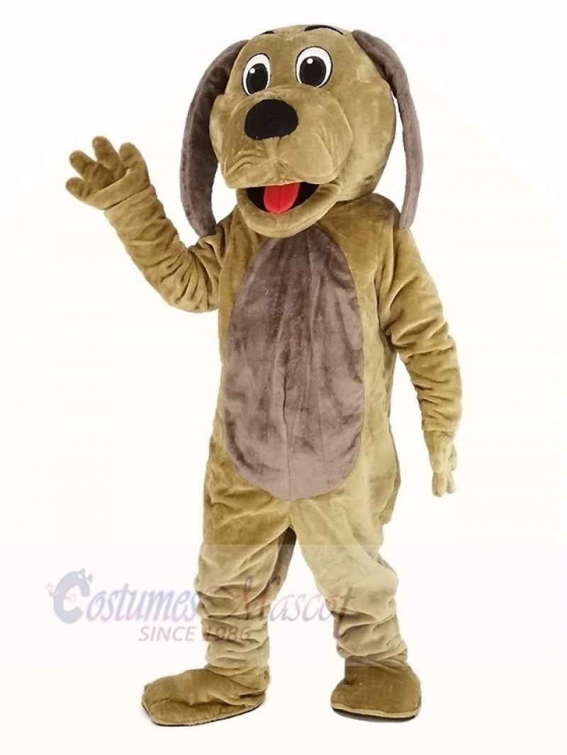 Dog with Brown Belly Mascot Costume
