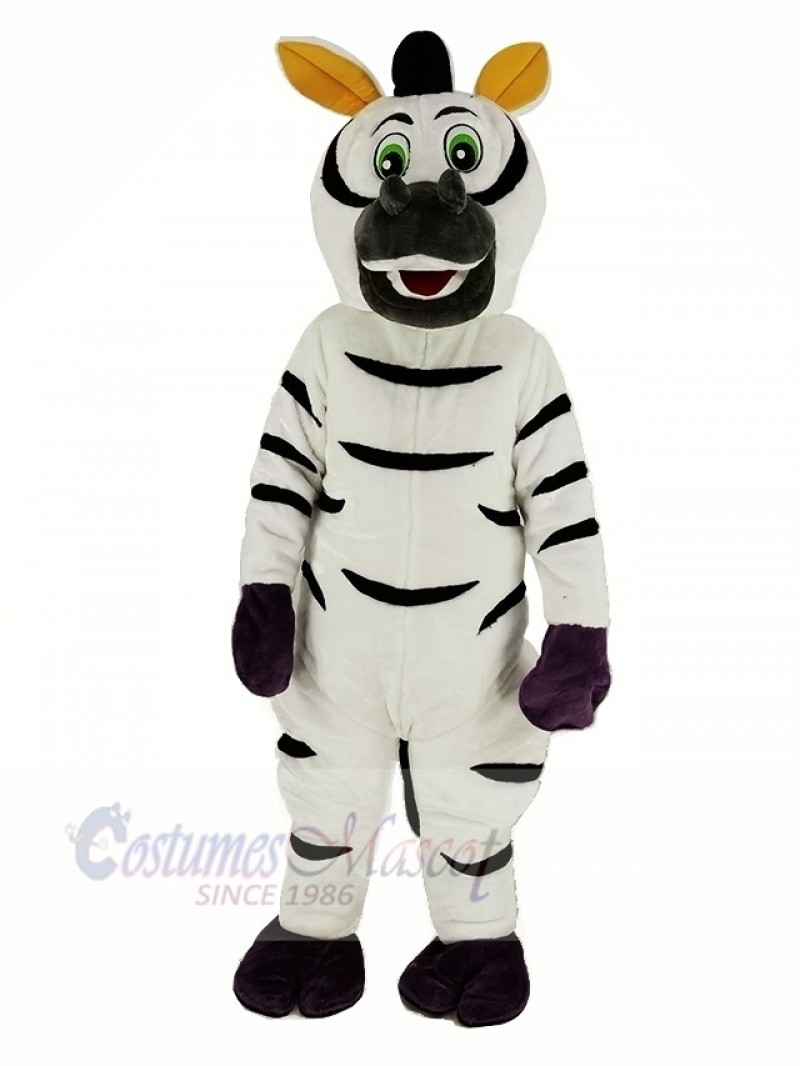 Funny Zebra Mascot Costume Animal