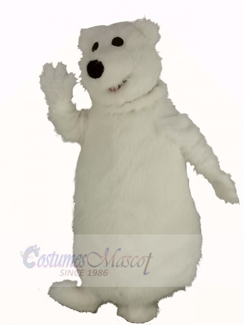 Giant Fat Polar Bear Mascot Costume