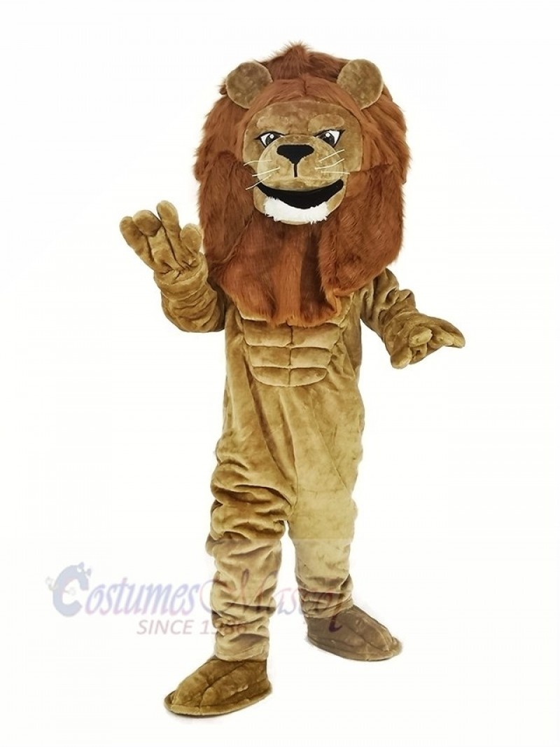 Power Lion Mascot Costume Animal