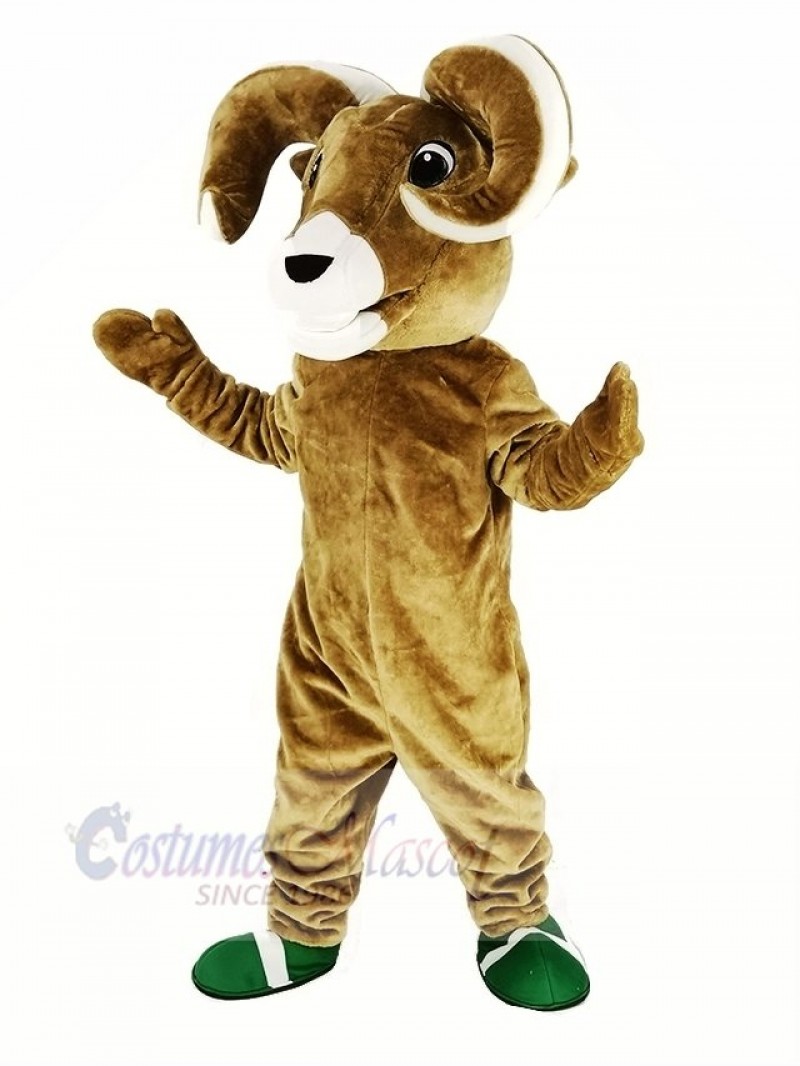Sport Brown Ram Mascot Costume