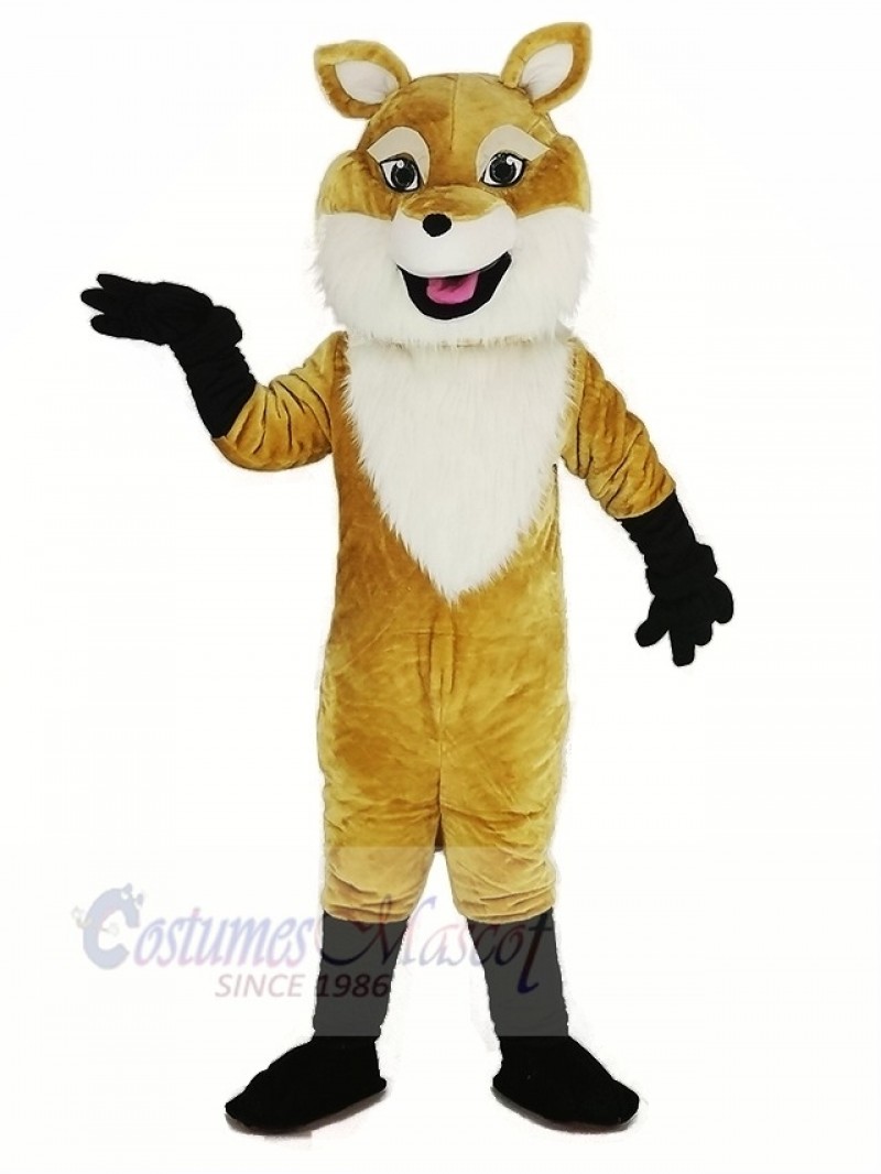 Brown Fox Mascot Costume Animal