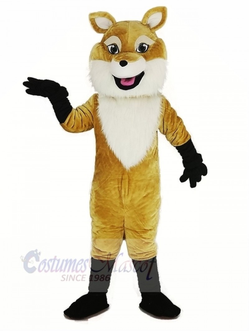 Brown Fox Mascot Costume Animal