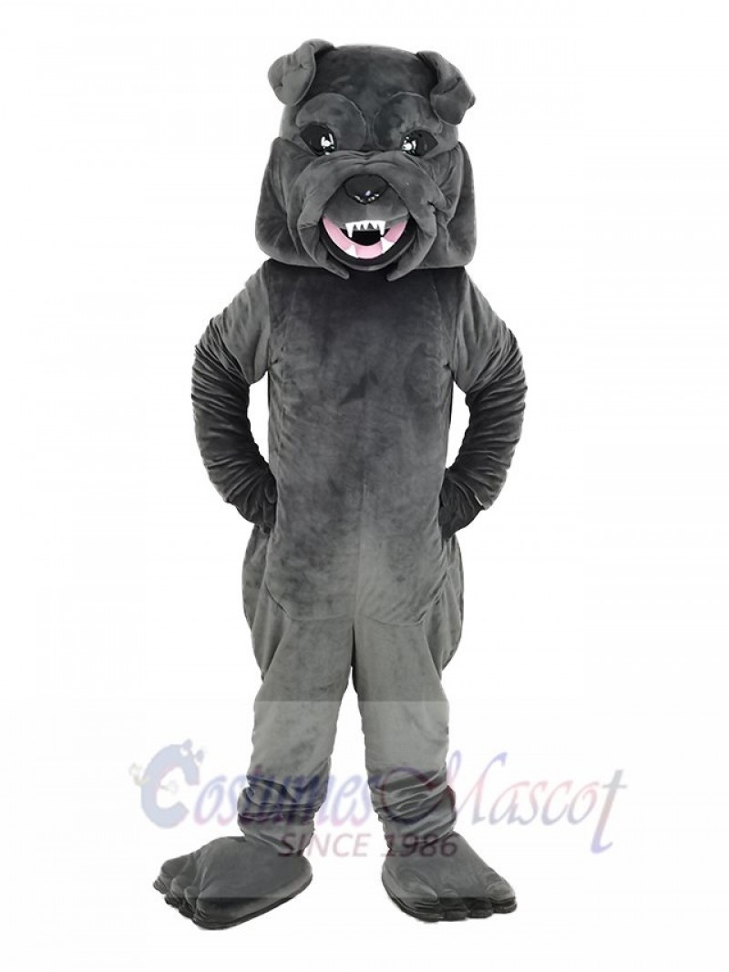 Black SharPei Dog Mascot Costume Animal