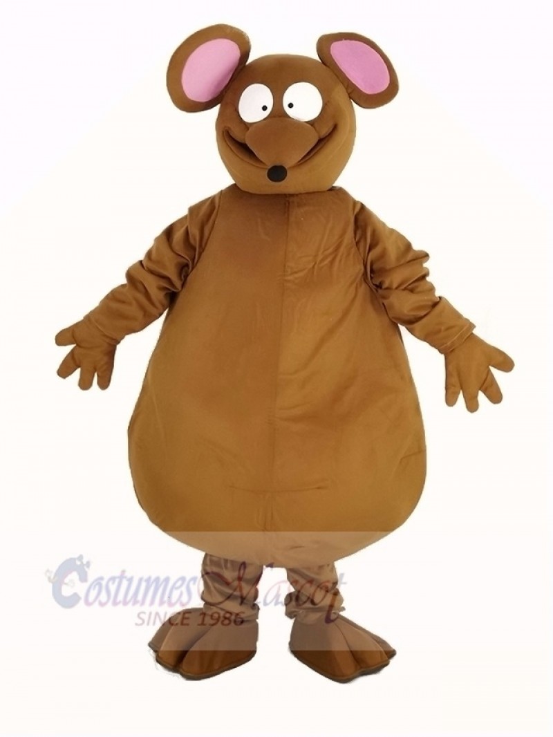 Brown Mouse Mascot Costume