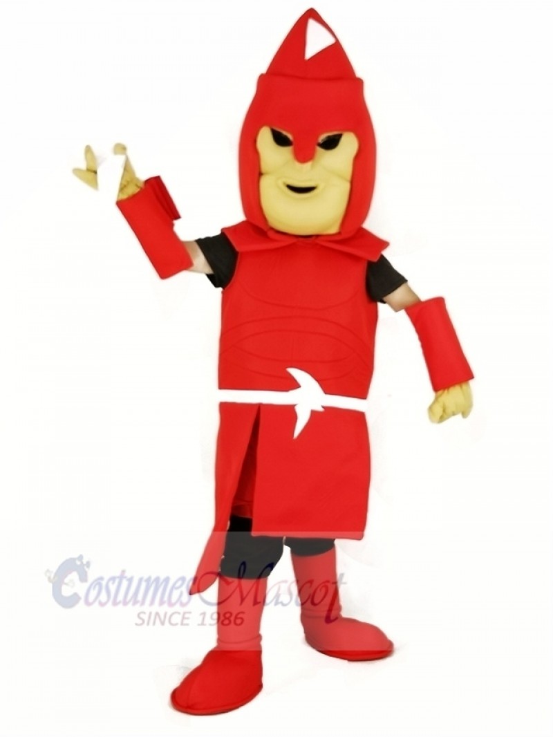 Red Titan Spartan Mascot Costume Adult	