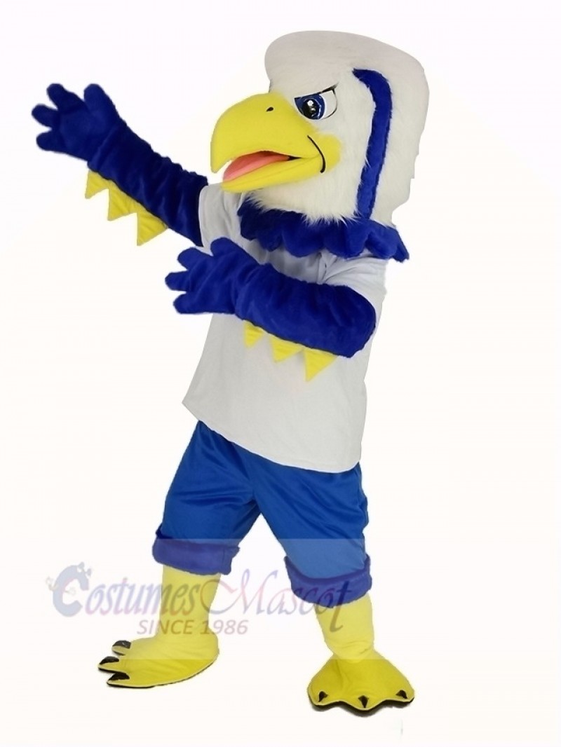 Cool Blue Eagle Mascot Costume Animal