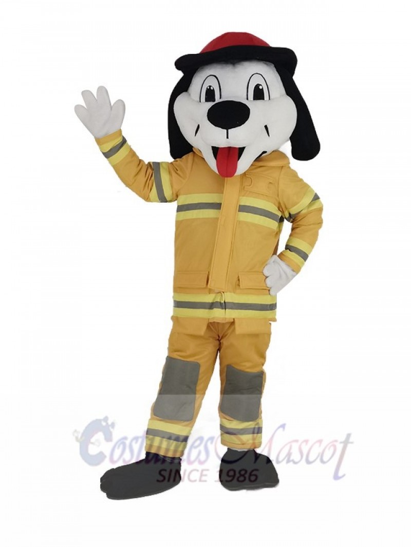 Fire Department Dog Mascot Costume Animal