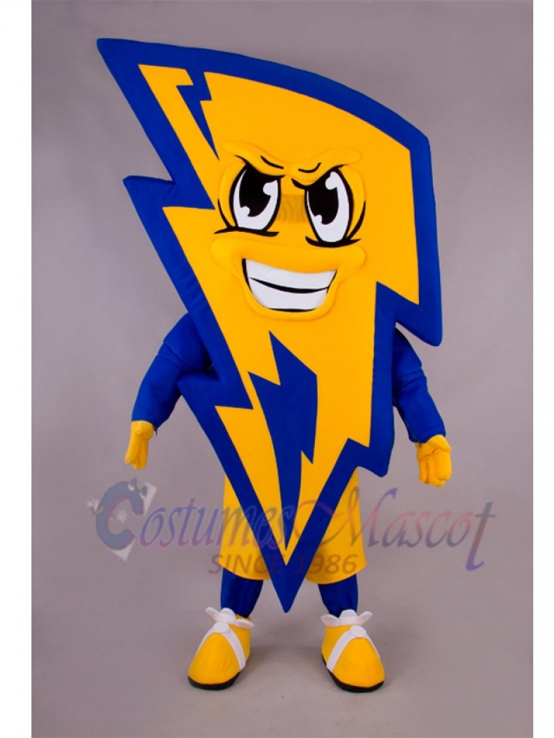 Lightning Mascot Costume