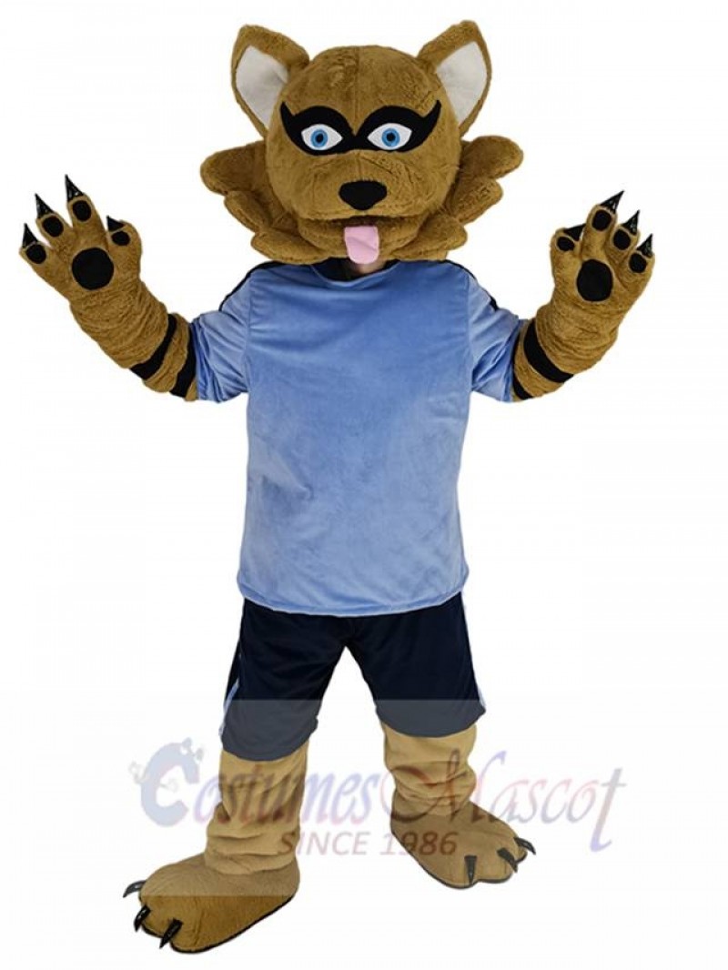 Raccoon mascot costume