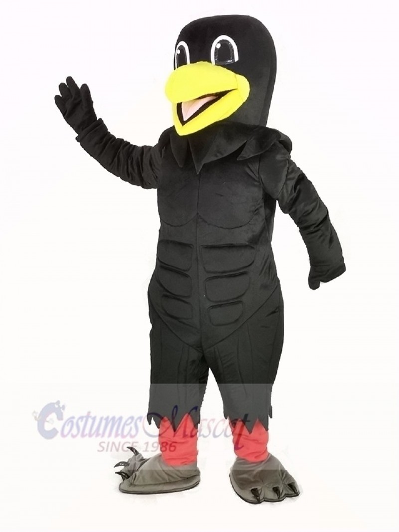 Power Black Raven Mascot Costume