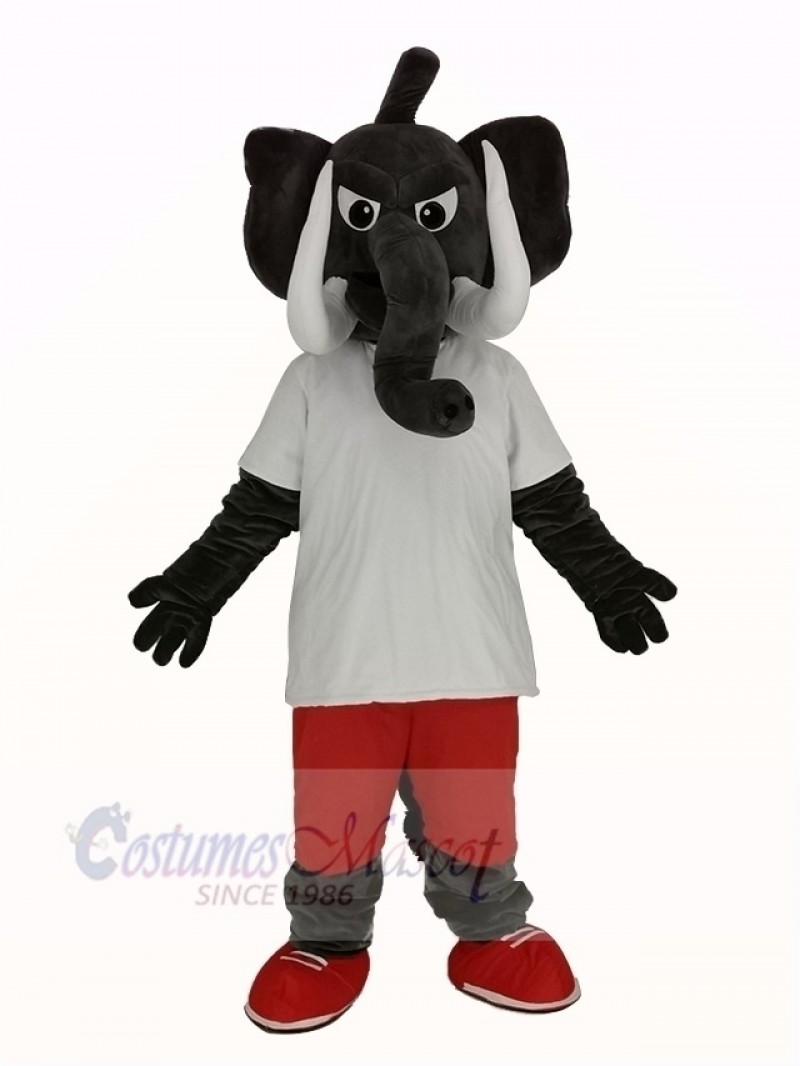 Power Grey Elephant Mascot Costume Animal