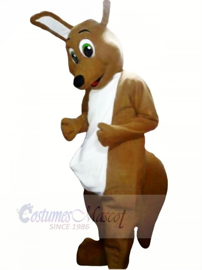 Dark Tan Kangaroo Mascot Costume Adult Costume 