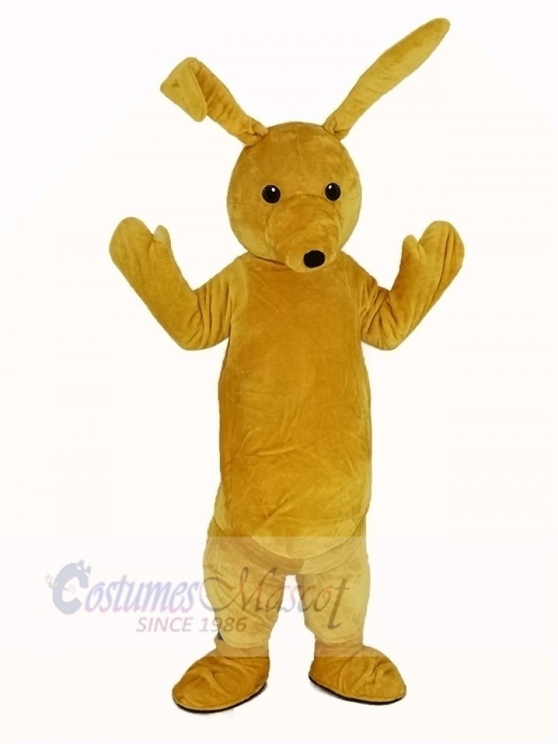 Yellow Rabbit Long Ears Mascot Costume