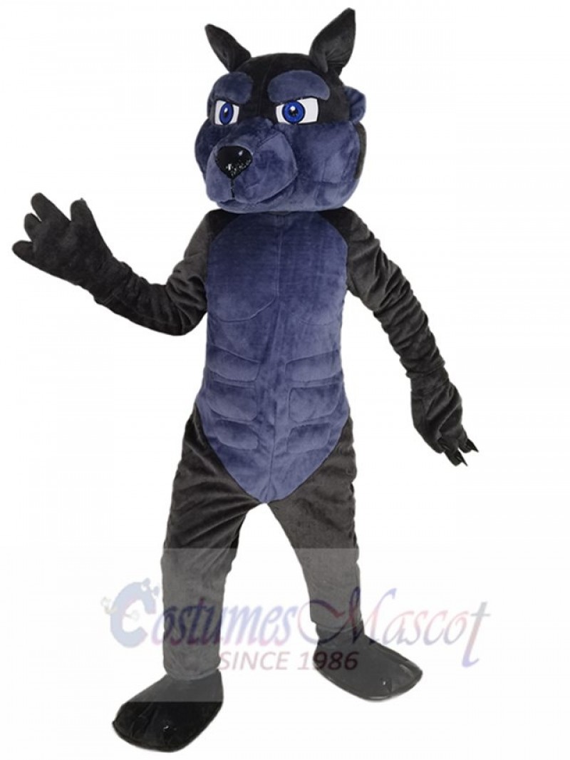 Wolf mascot costume