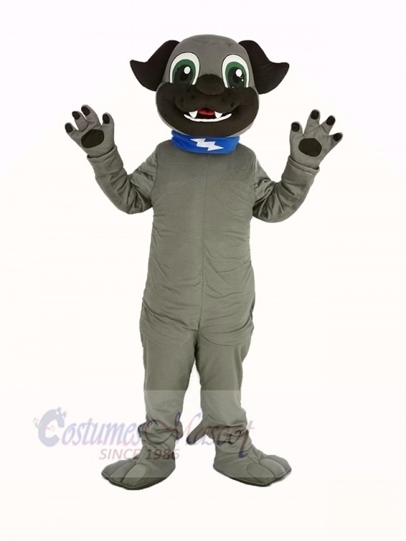 Gray Puppy Dog Mascot Costume