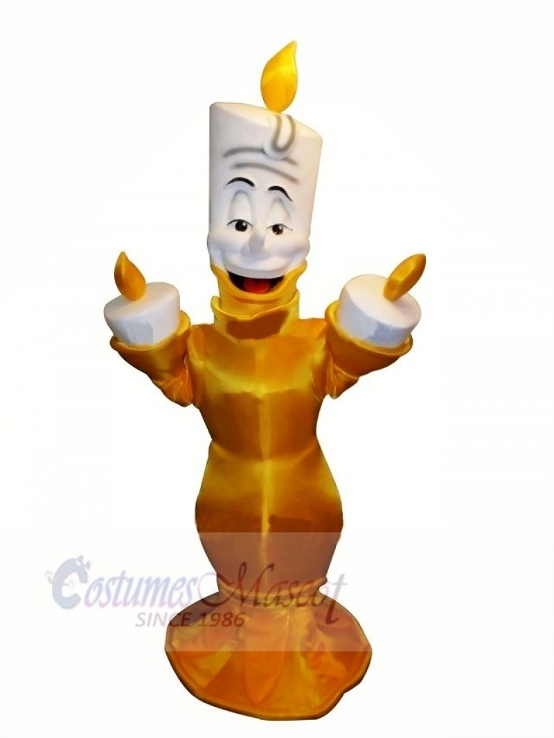 Funny Character Lumiere Mascot Costume Cartoon	