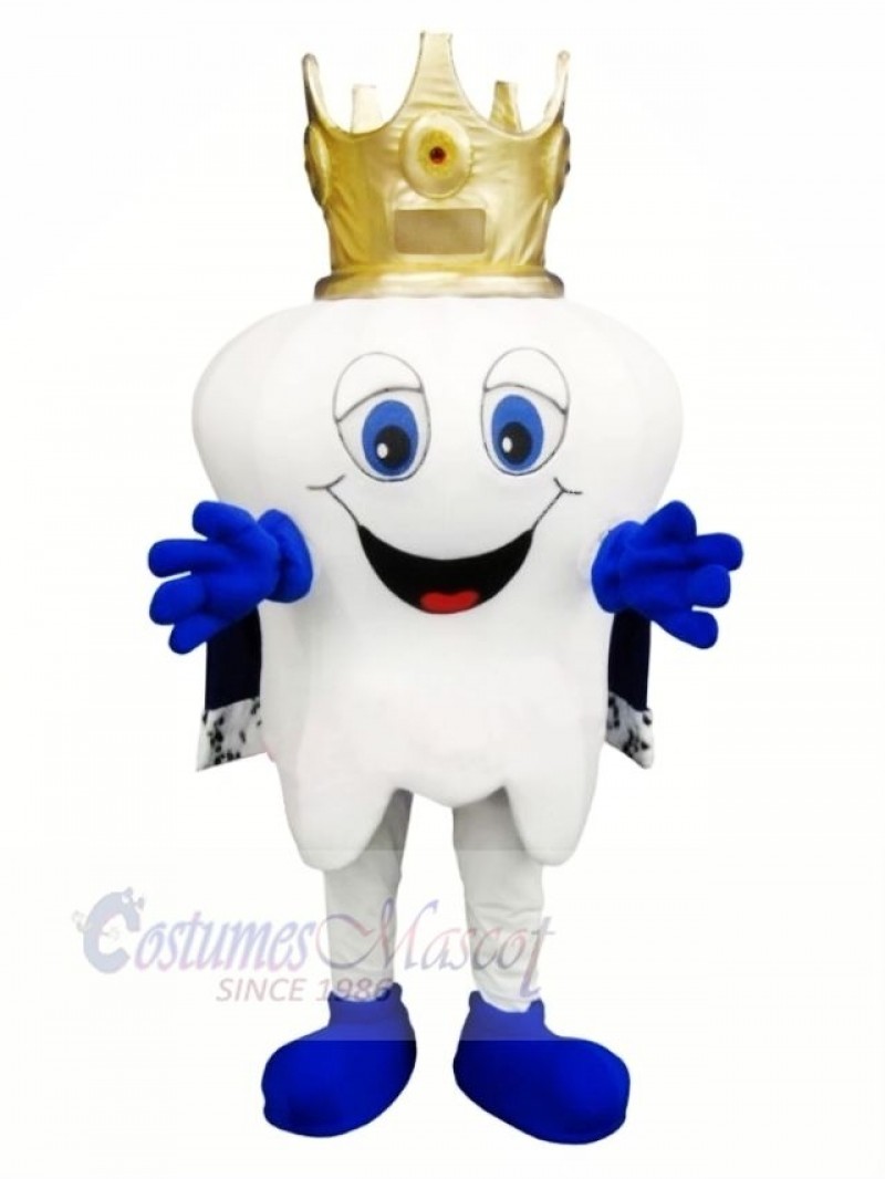 Happy Tooth Mascot Costume Cartoon