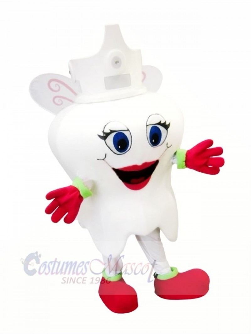 Cute Tooth Mascot Costume Cartoon