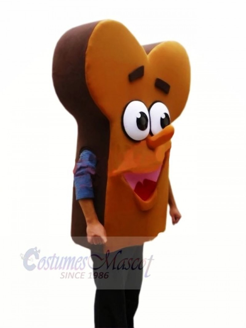 Yummy Bread Mascot Costume Cartoon