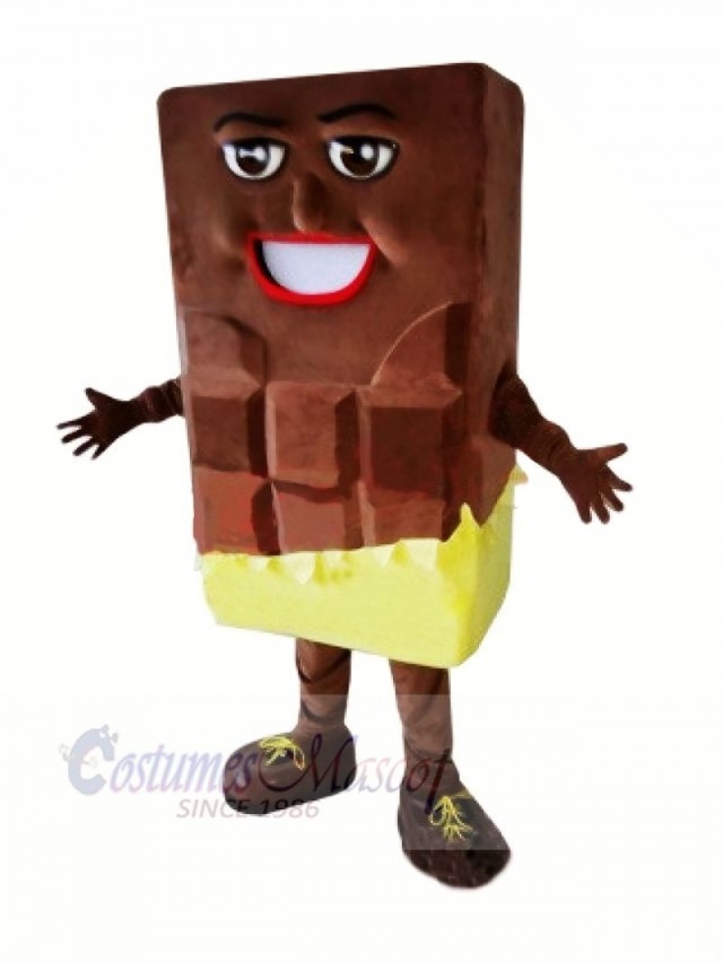 Chocolate Bar Mascot Costume Cartoon