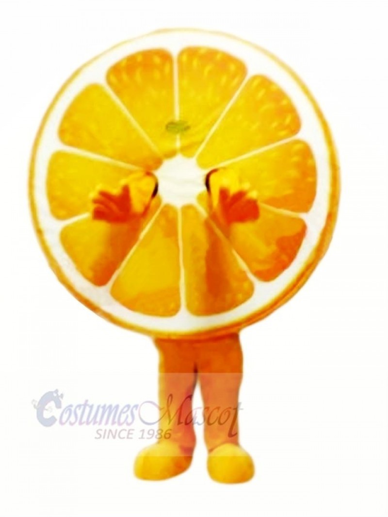 Juicy Orange Mascot Costume Cartoon