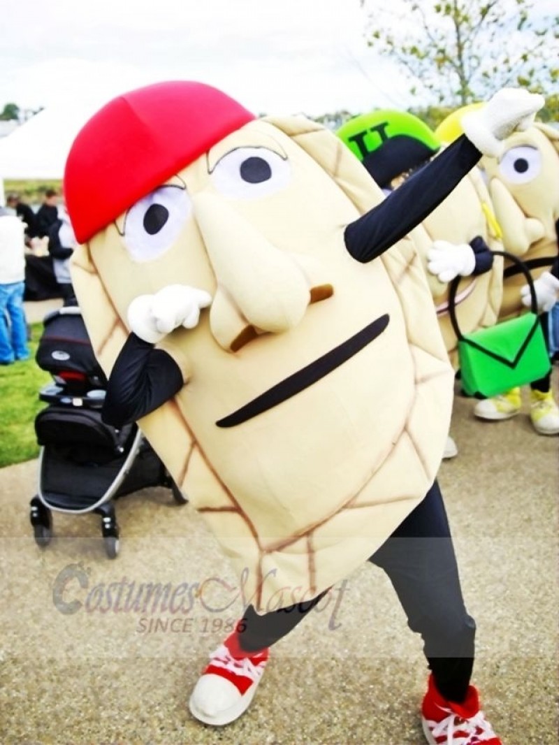 Funny Pierogi Mascot Costume Cartoon