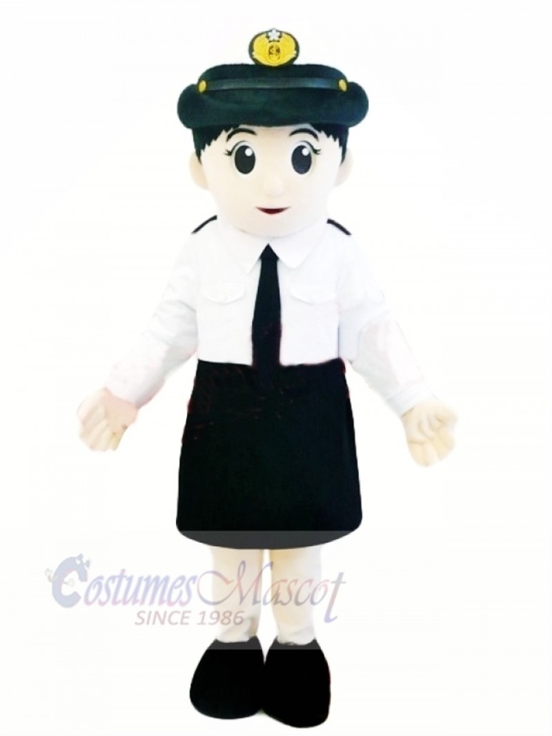 Air Hostess Mascot Costume People