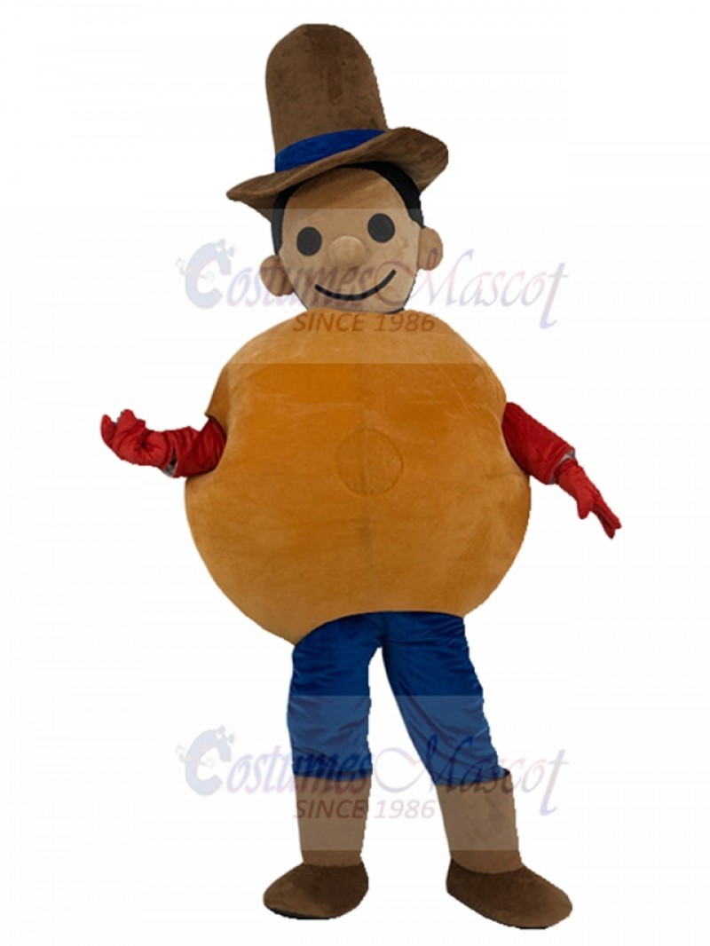 Bagel Boy mascot costume
