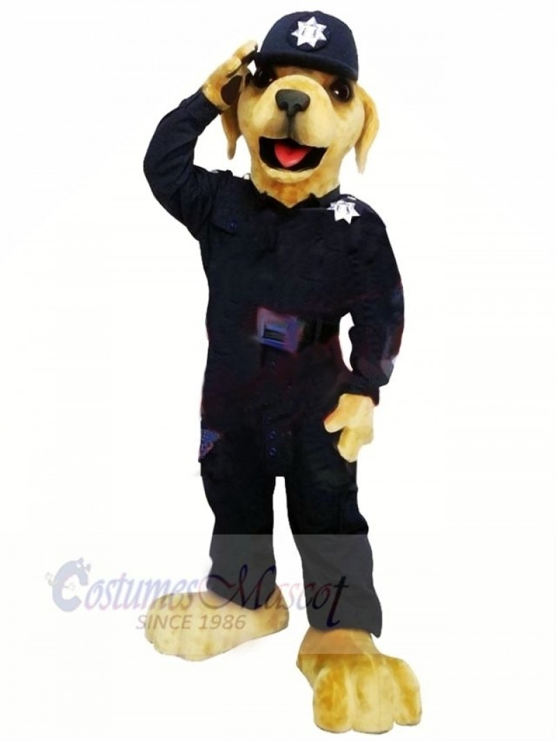 Best Quality Police Dog Mascot Costume Cartoon	
