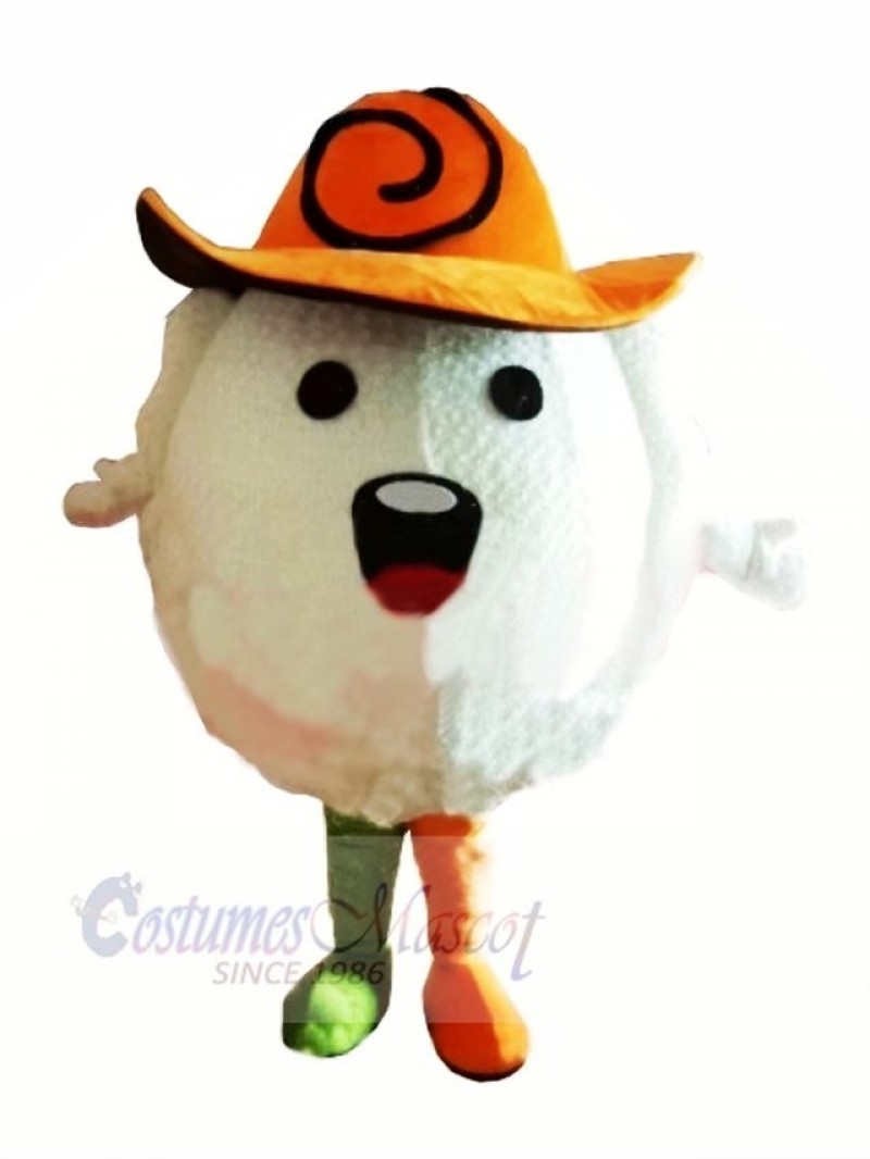 Chinese Dumpling Mascot Costume Cartoon