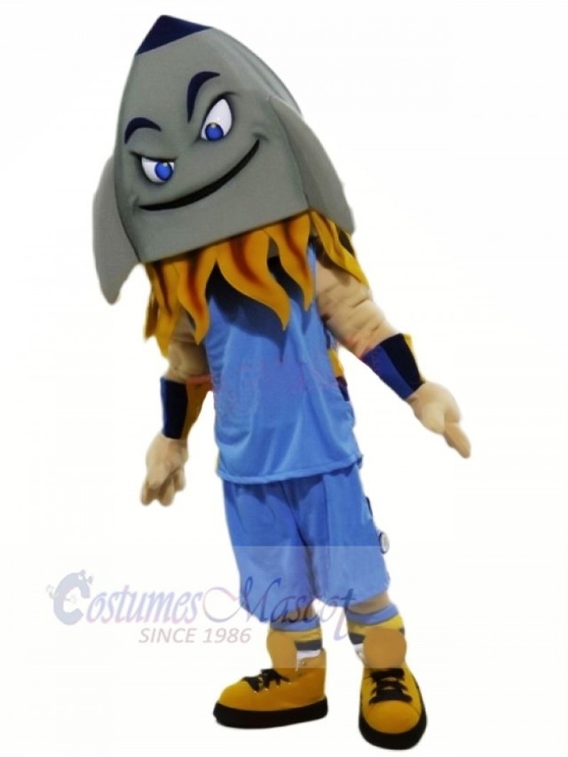 Funny Grey Rocket Mascot Costume Cartoon