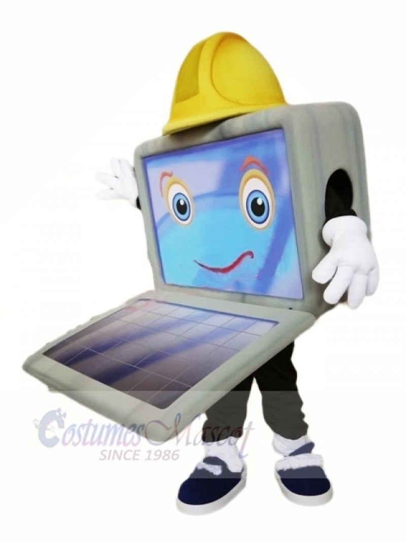 Cute Funny Computer Mascot Costume Cartoon