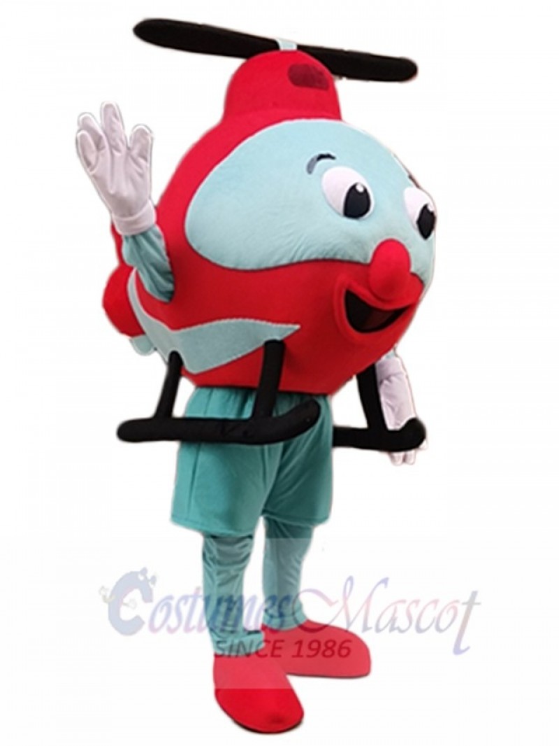 Helicopter mascot costume