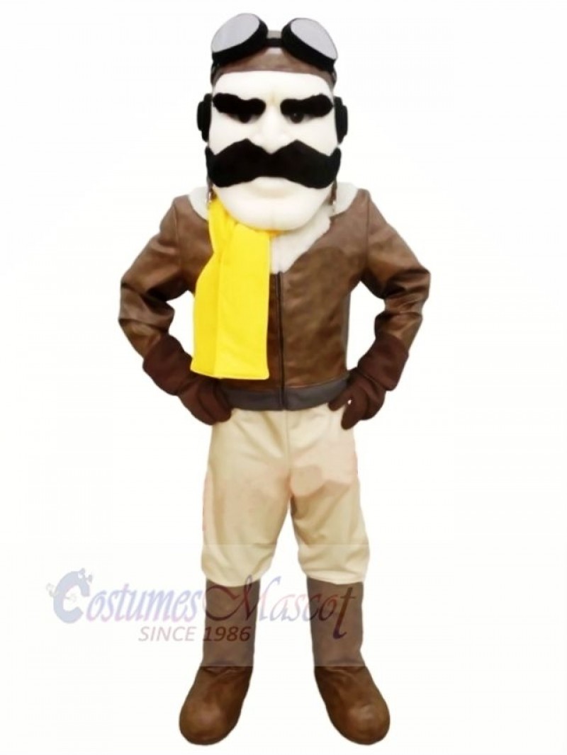 High Quality Aviator Mascot Costume People