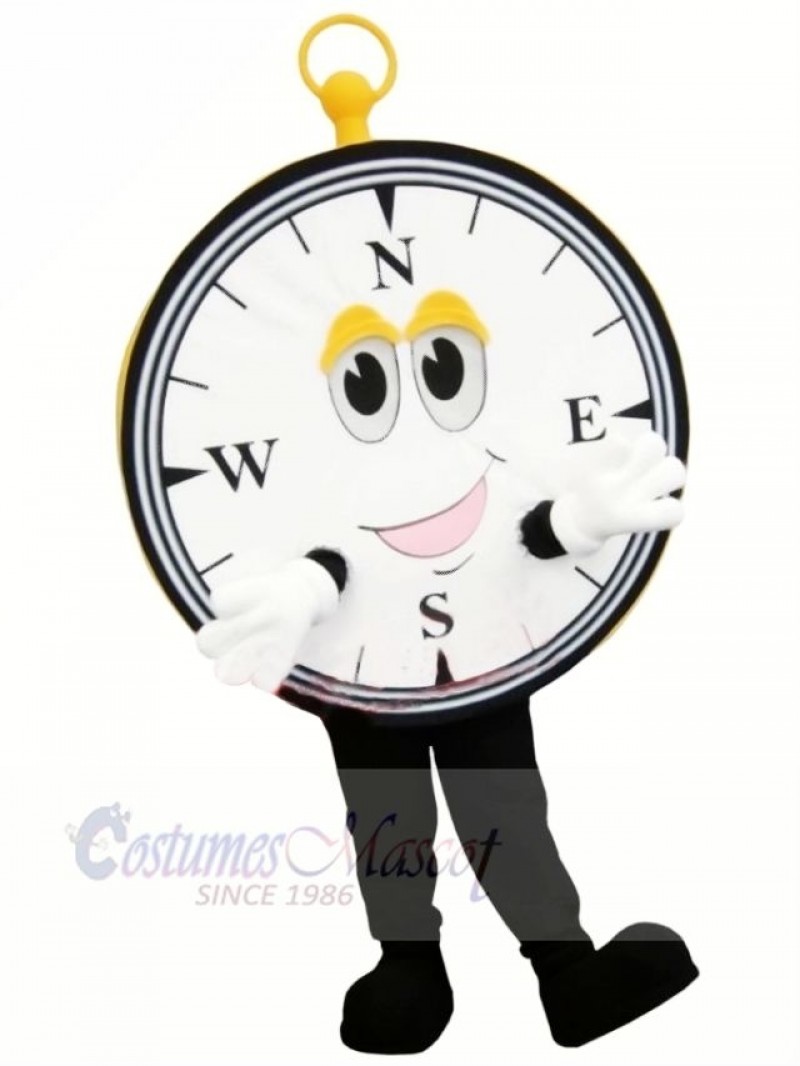 Cute Compass Mascot Costume Cartoon	