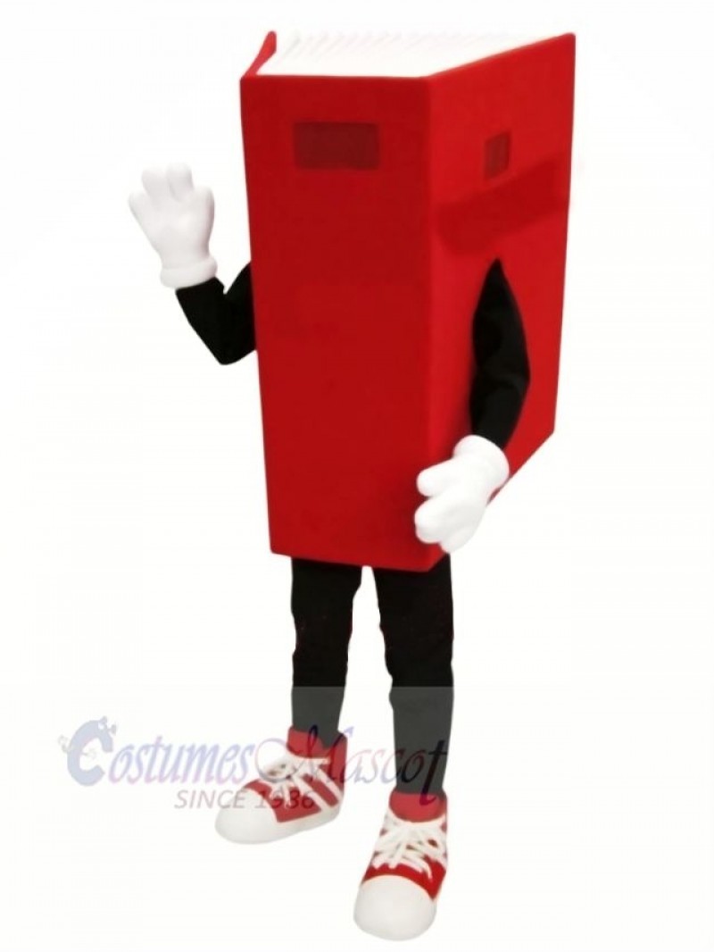 Red Book Mascot Costume Cartoon	