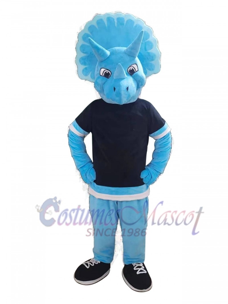 Triceratops mascot costume