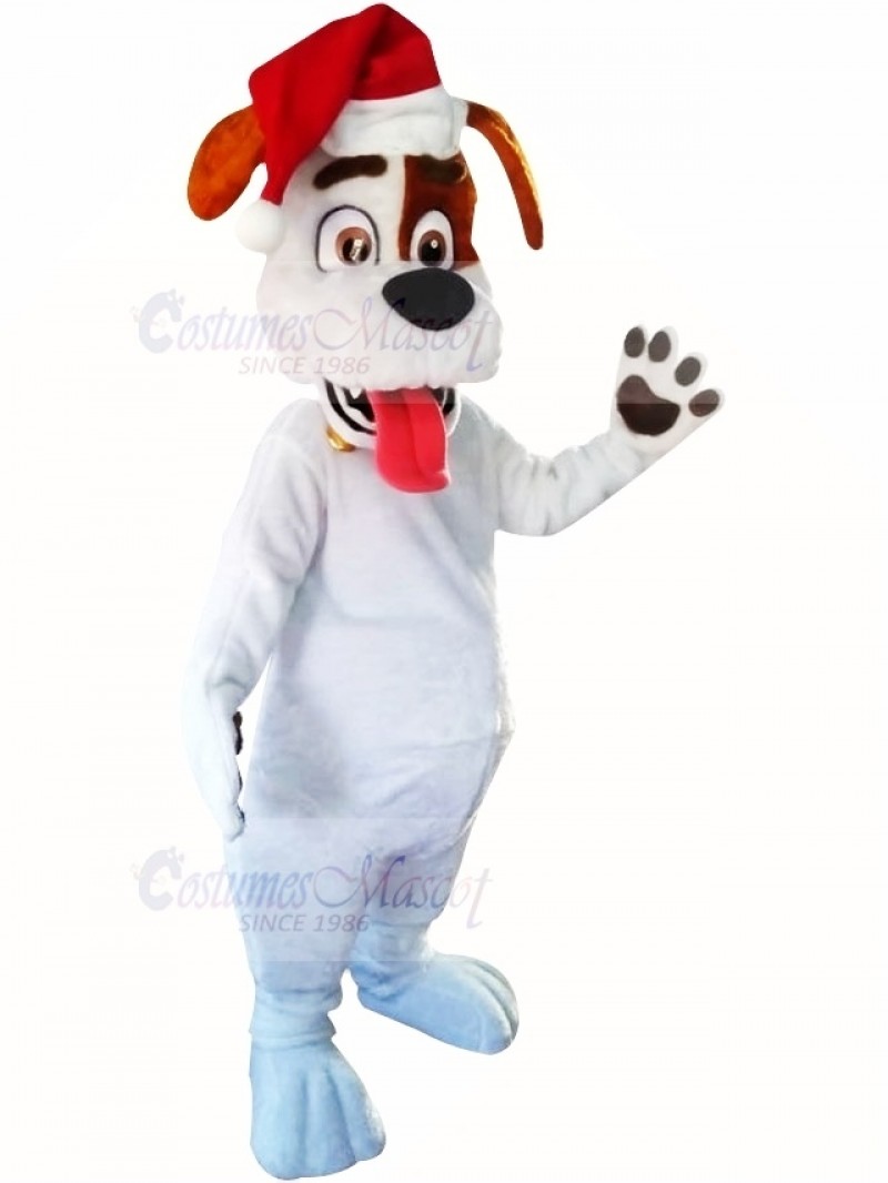 Christmas Puppy Dog Mascot Costume Cartoon	