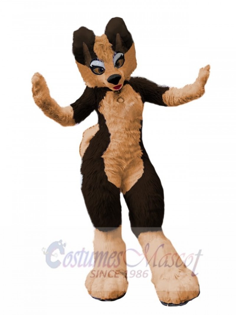 Husky Dog mascot costume