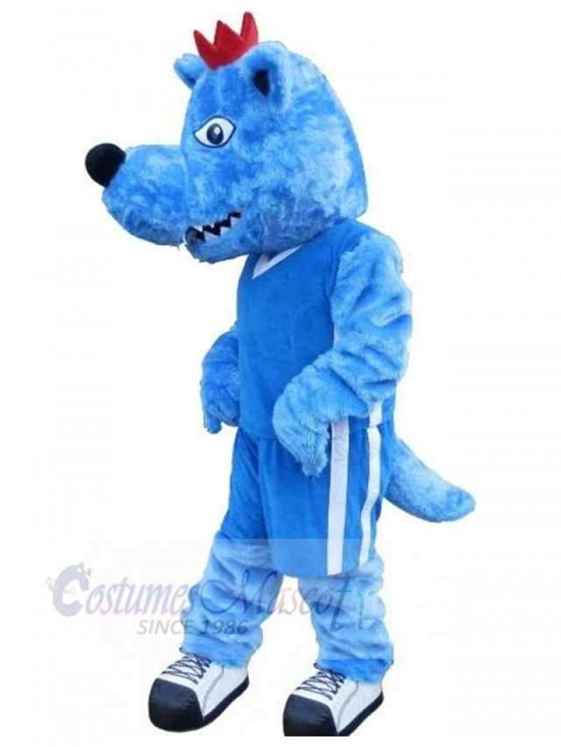 Wolf mascot costume