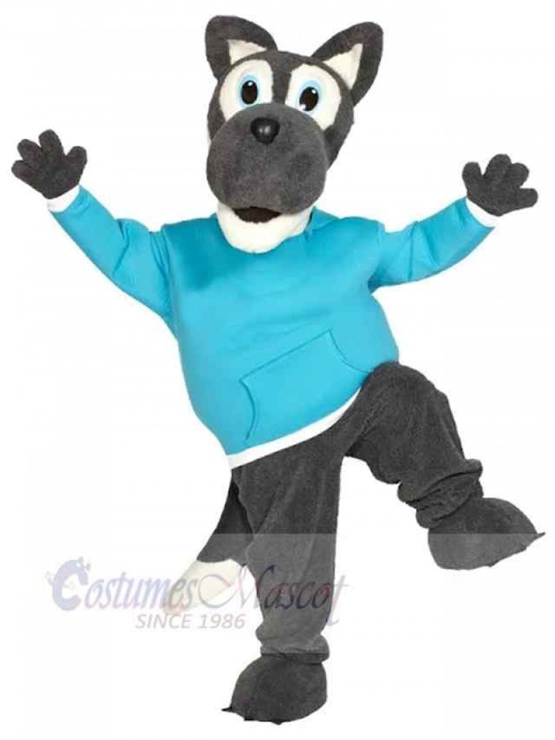 Wolf mascot costume