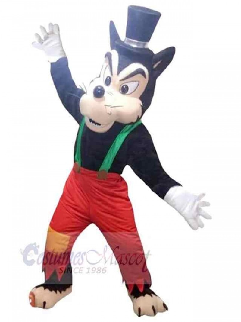 Wolf mascot costume
