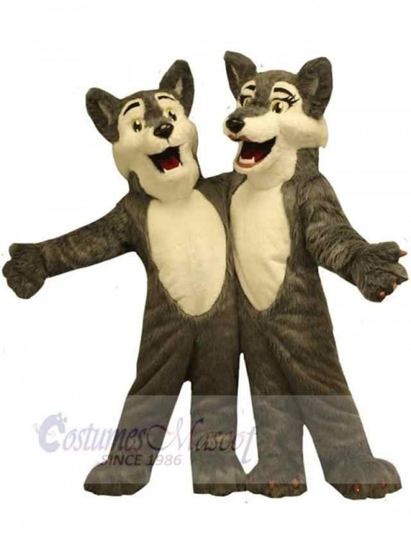 Wolf mascot costume